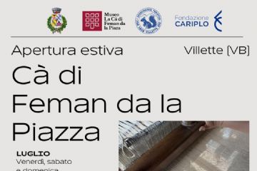 Apertura estiva Museo Ca' di Feman da la Piazza